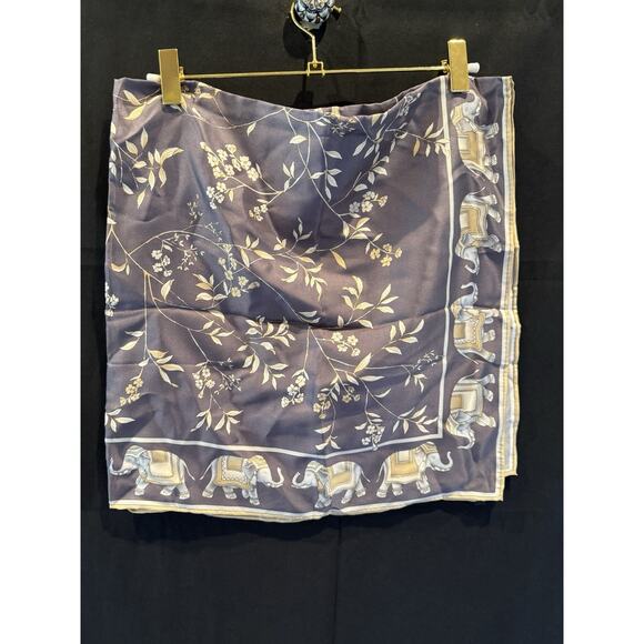 Jim Thompson Elephant Scarf - Picture 1 of 2